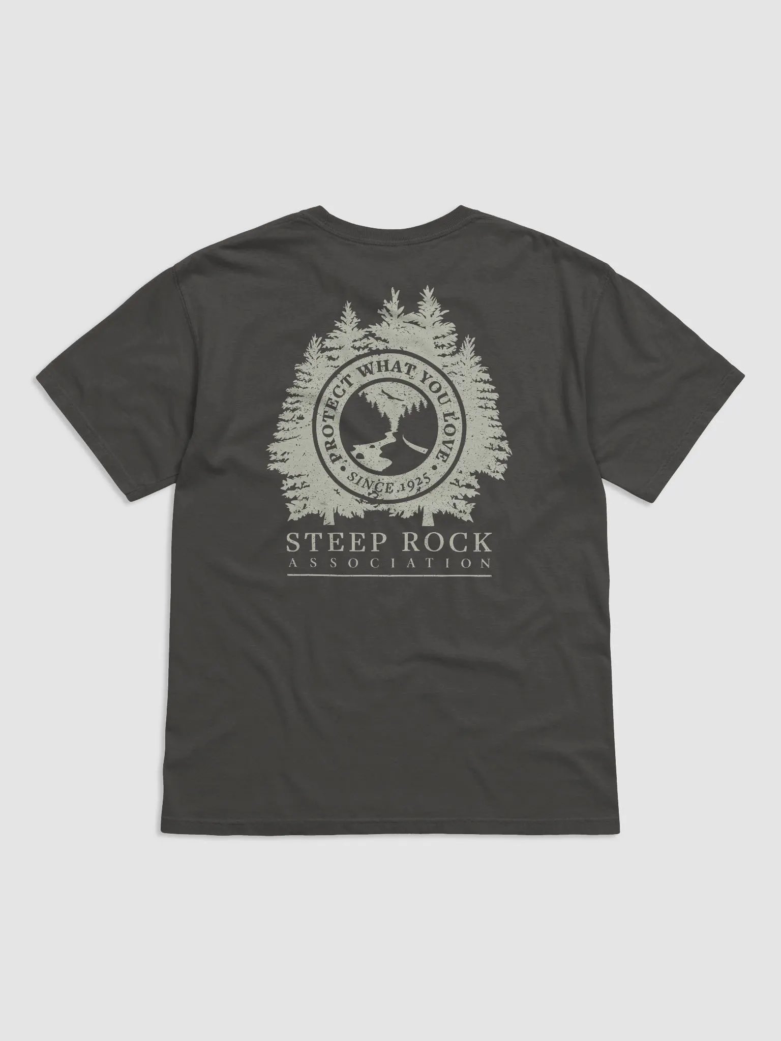 Steep Rock t-shirt (light green logo) product image (4)