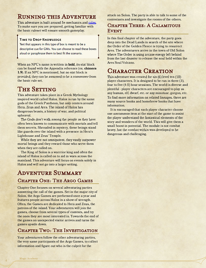 The Order of the Golden Fleece | 5e Module product image (2)