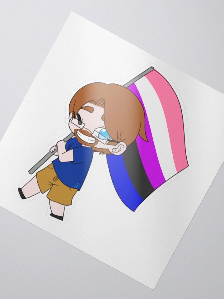 Shemp Genderfluid Sticker! product image (2)
