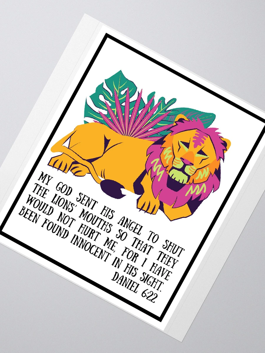 Daniel 6:22 Sticker product image (1)