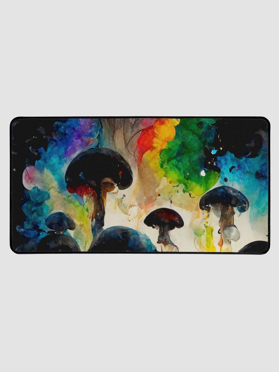 rainbow mushroom dream Desk Mat product image (1)