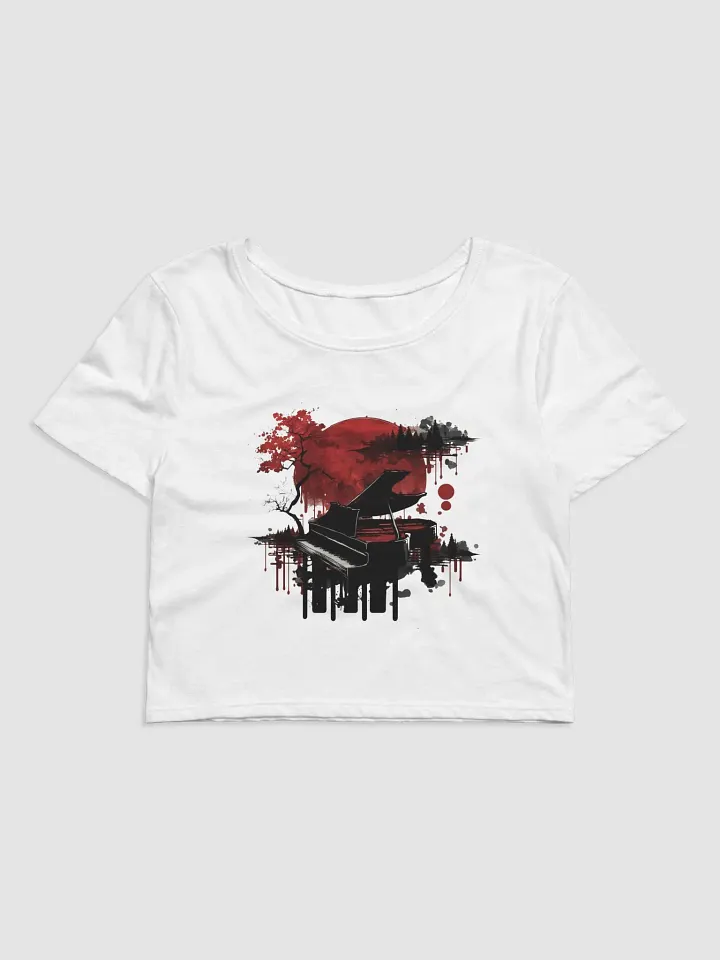 Japanese Piano Crop Top product image (1)