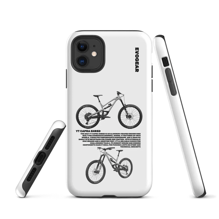 White Capra Shred iPhone Case product image (1)