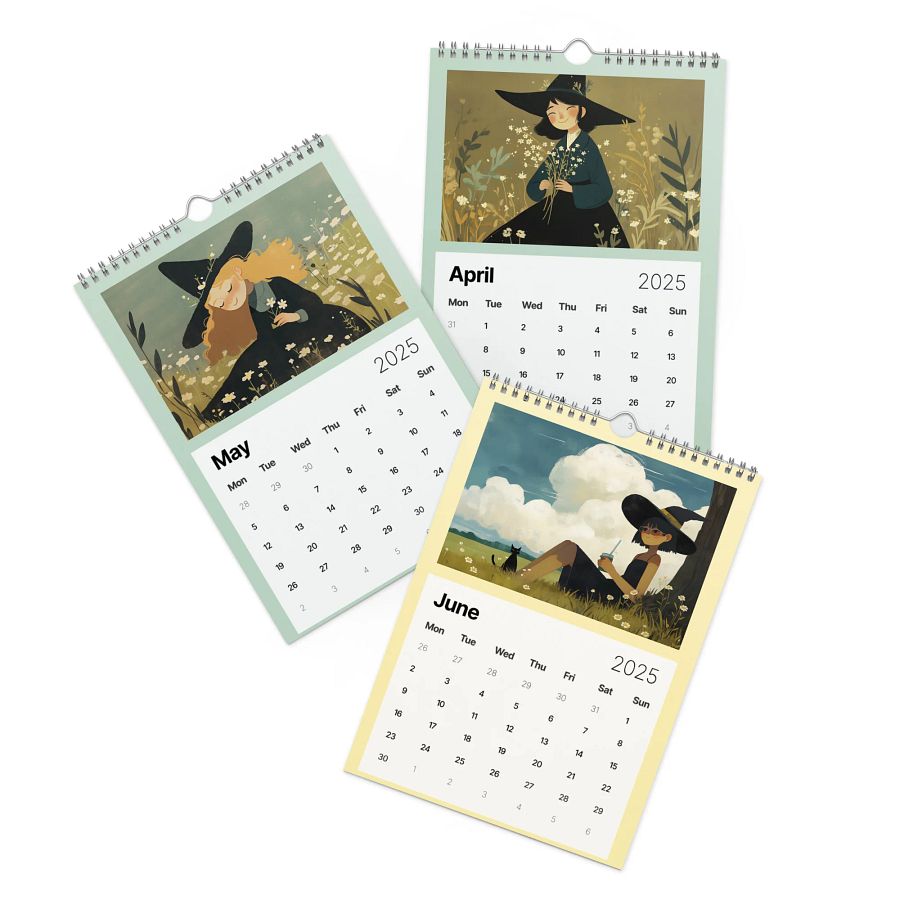 Witchy calendar 2025 product image (7)