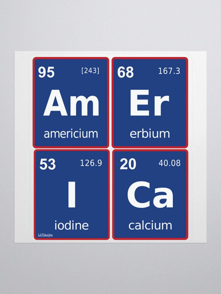 AMERICAN PERIODIC TABLE product image (1)