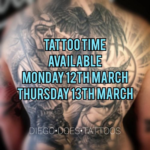 Got a couple of spots available thisbweek. Dm your ideas if you're keen! 
Merch -> https://diegodoestattoos-shop.fourthwall.c...