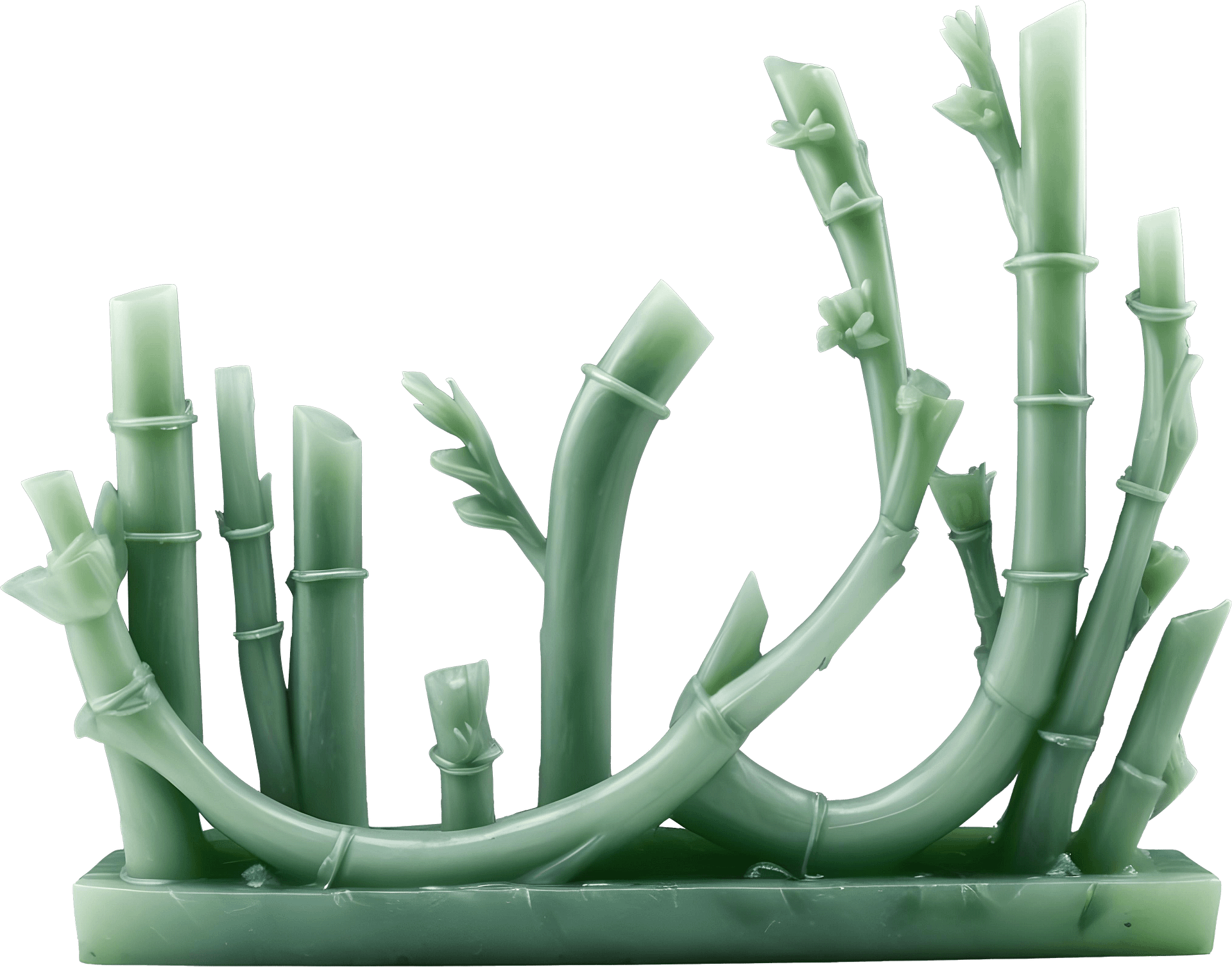 Jade Signature – Bamboo Sculpture PNG product image (1)