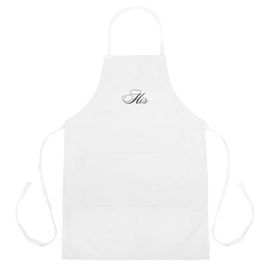 Apron - His - on White product image (2)
