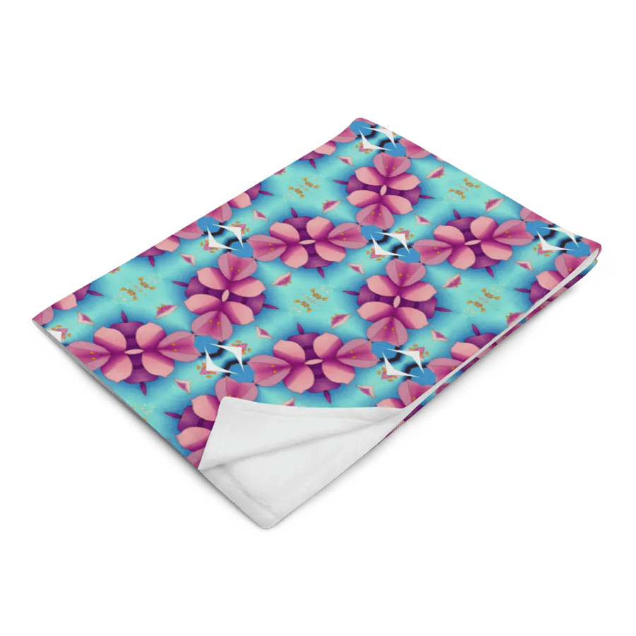 Blush & Bloom Throw Blanket product image (3)