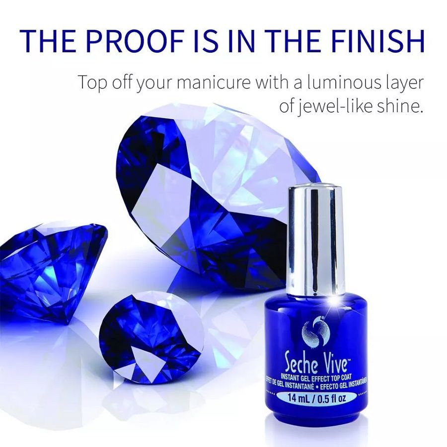 Seche Vive Effect Gel Top Coat Nail Polish 0.5ozt product image (3)