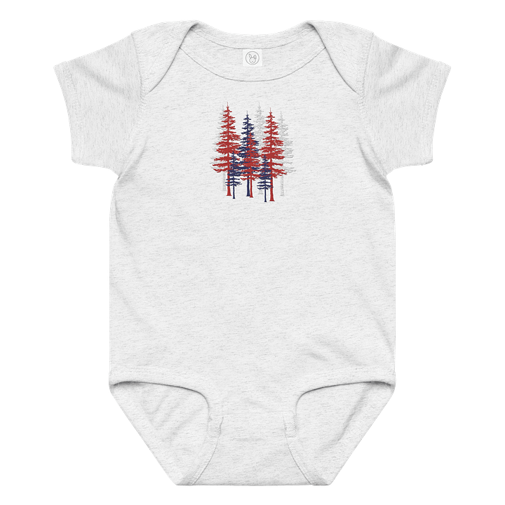Patriotic Forest Christian Baby Bodysuit product image (1)