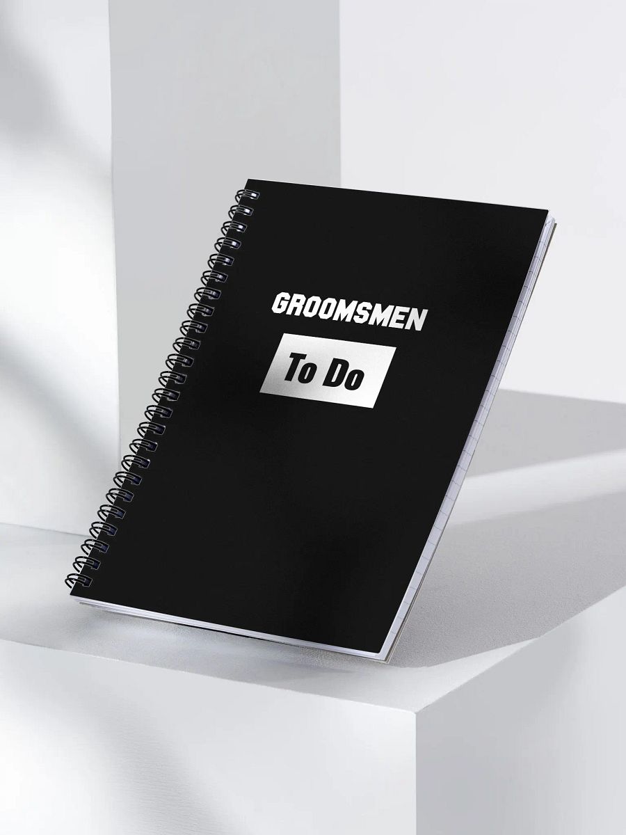 Groomsmen To Do Journal product image (3)