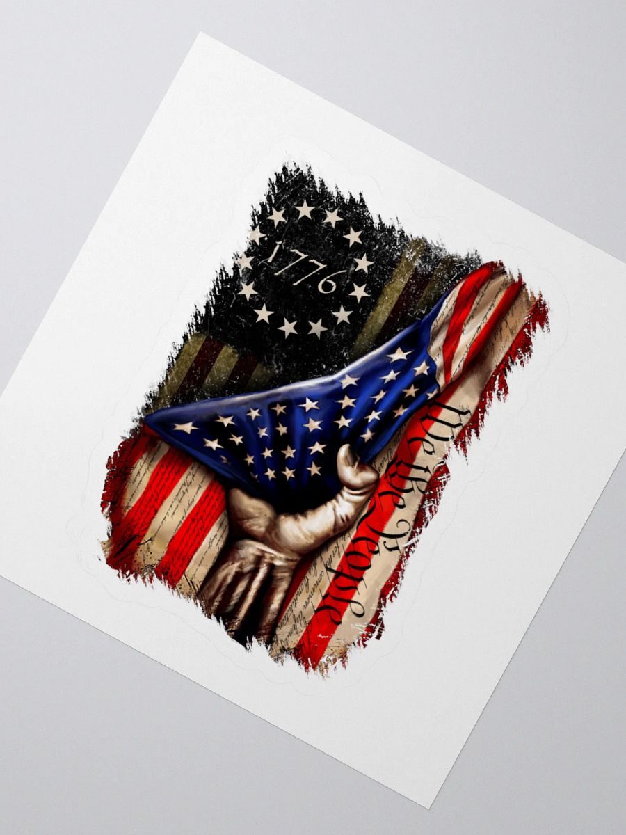 We the People Kiss Cut Stickers product image (2)