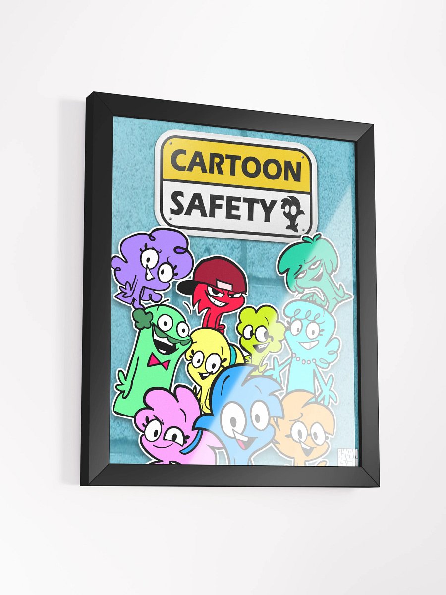 Cartoon Safety Framed Poster product image (3)