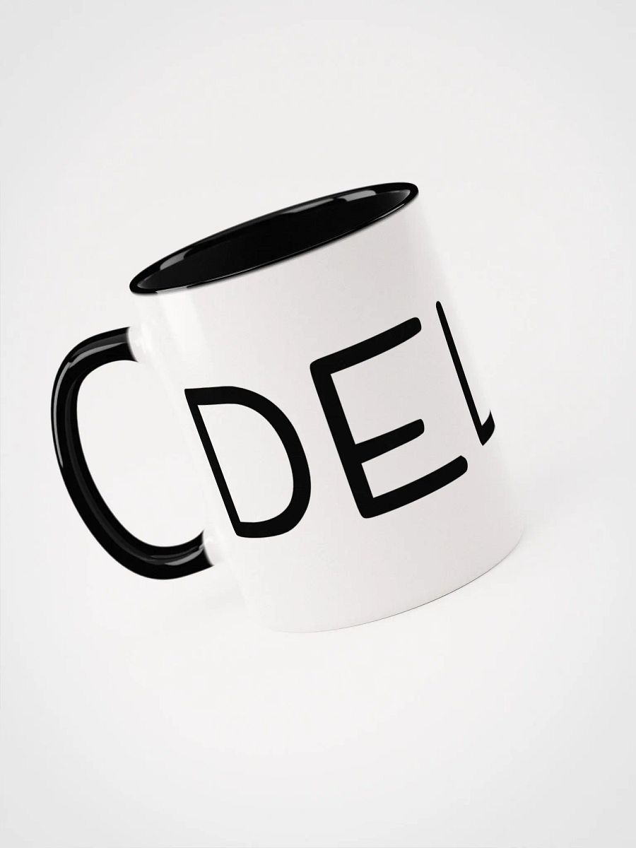 DELTA Mug Text Blk/WB product image (1)