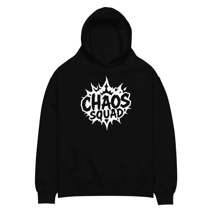 CHAOS SQUAD LOGO HOODIE BLACK BY RIZZLEXO product image (2)