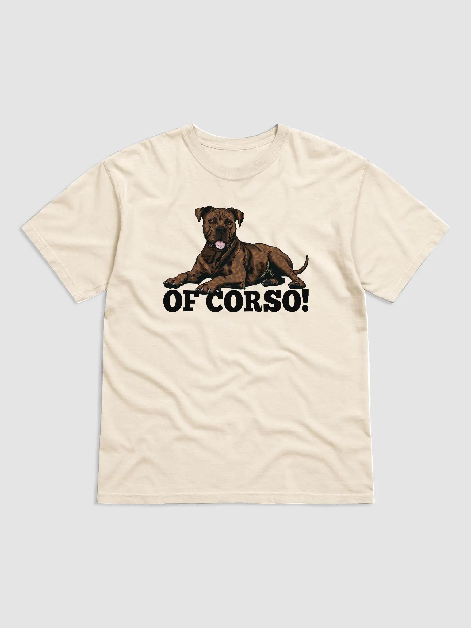 Of Corso! T-Shirt of a Cane Corso (Brindle) | Funny T-Shirt for Cane Corso Paw-rents product image (19)
