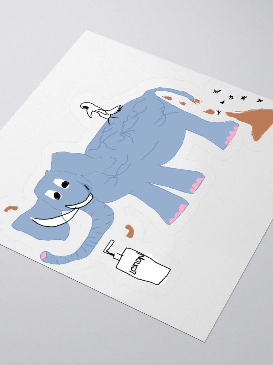 Dry Elephant Sticker product image (6)