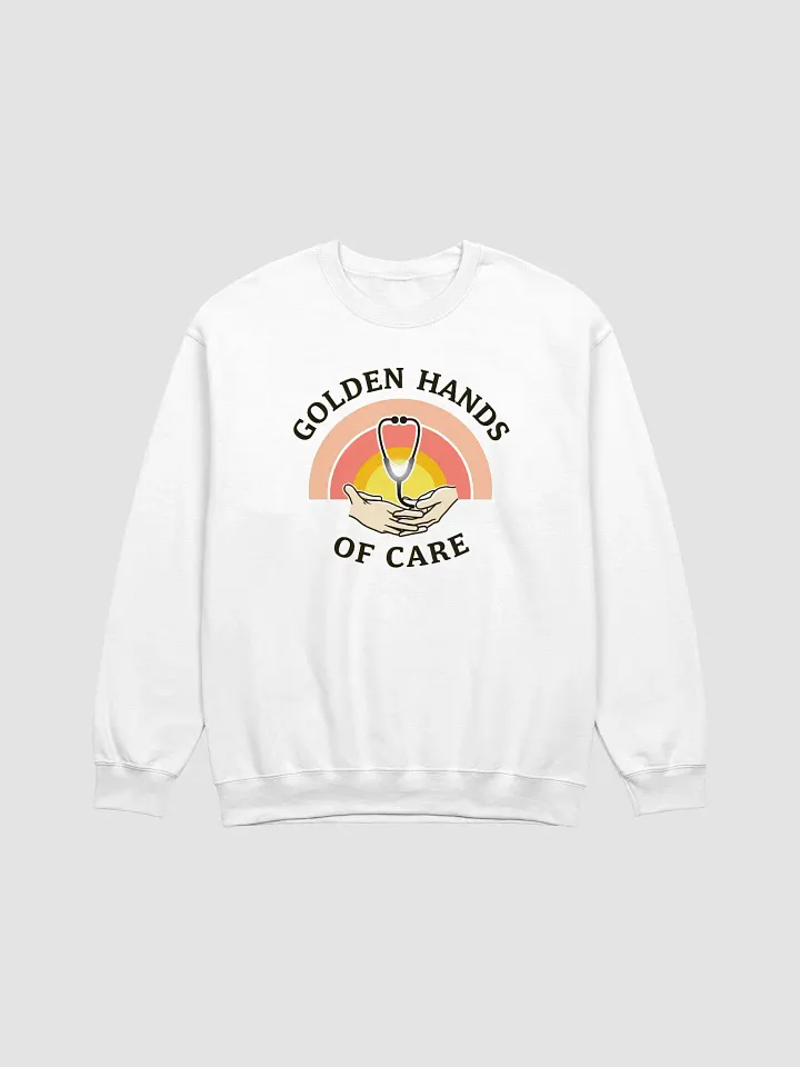 Golden Hands of Care Rainbow Crewneck Sweatshirt product image (5)