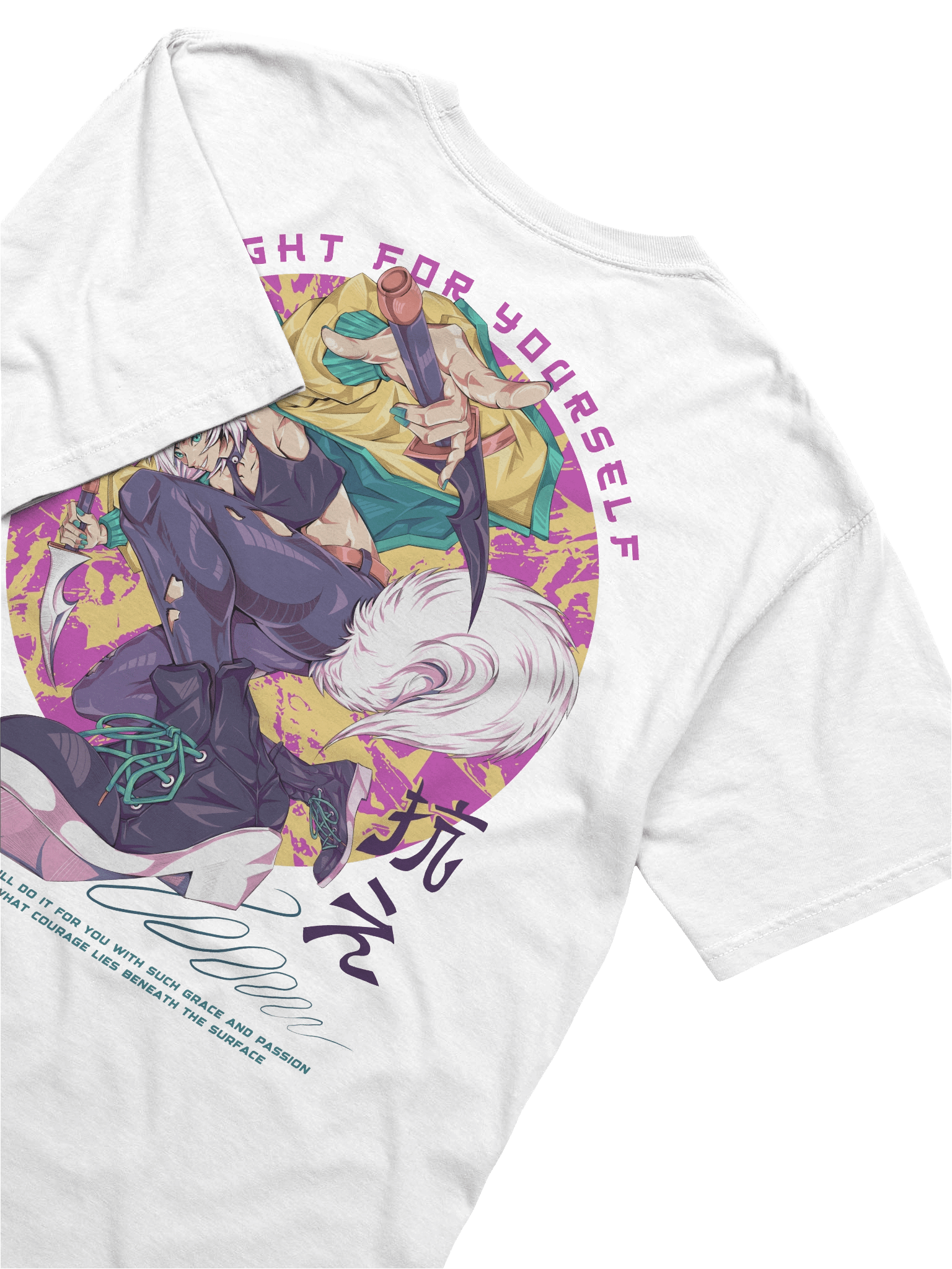 抗え FIGHT [White Tee] product image (7)