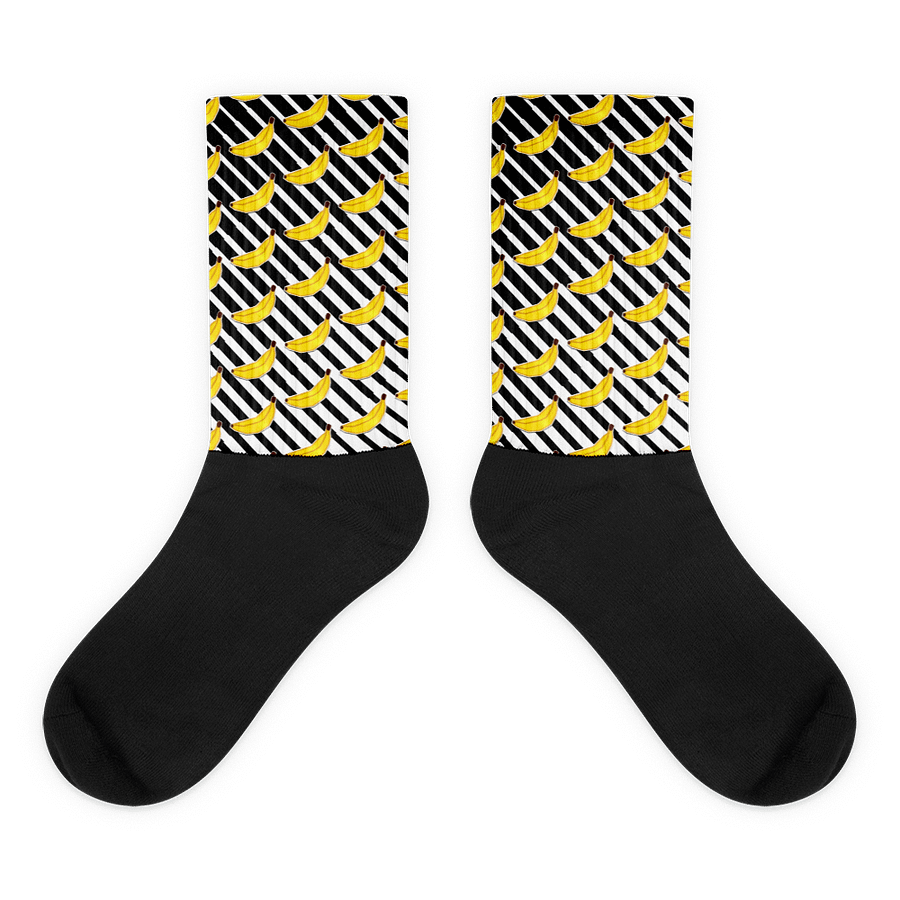 Oh Banana - Black Foot Sublimated Socks product image (1)