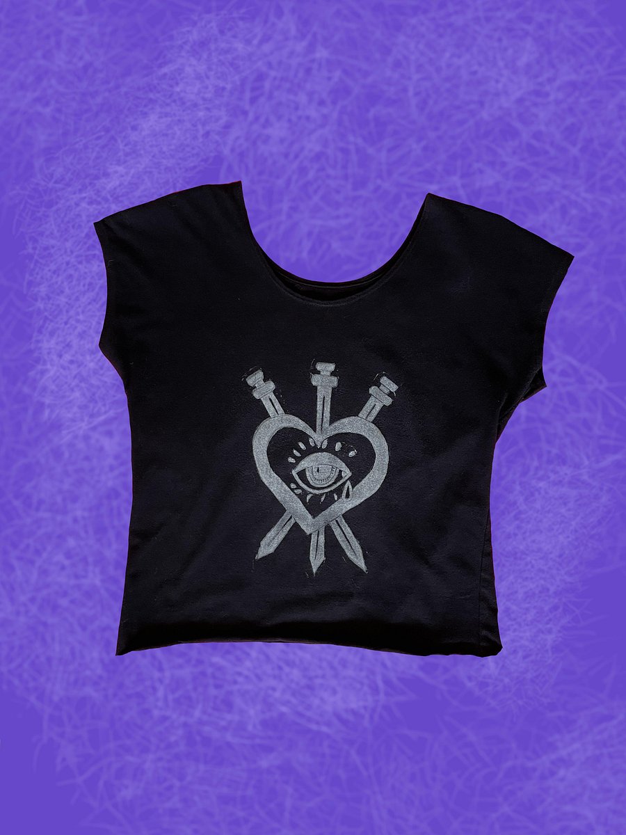 3 of Swords crop top size S/M product image (1)