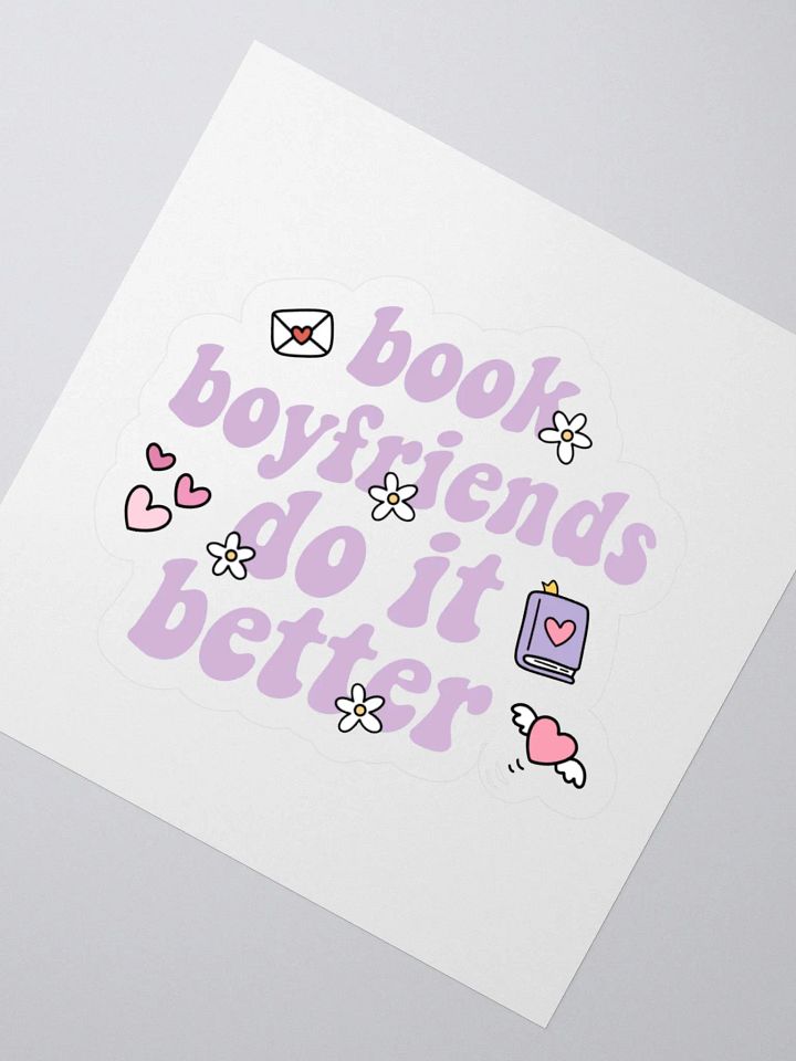 Book Boyfriends Sticker product image (2)