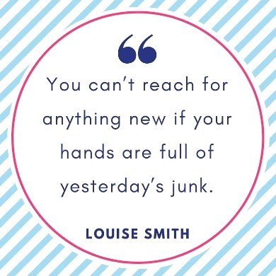 Great inspirational decluttering quote! 👏#inspirationalquotes #declutteringtips #declutteringquotes #declutteryourhome #declu...