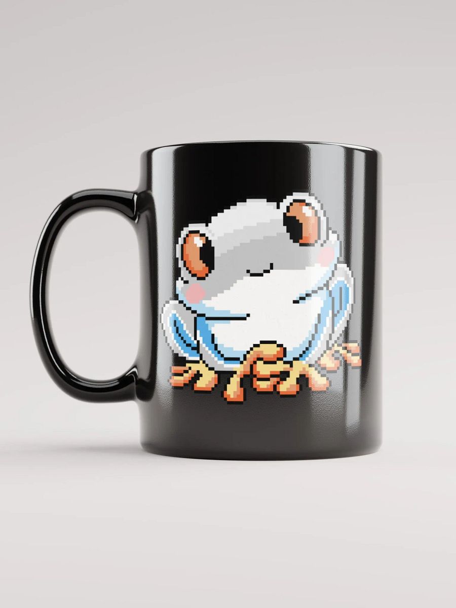 White Rip the Frog Black Glossy Mug product image (1)