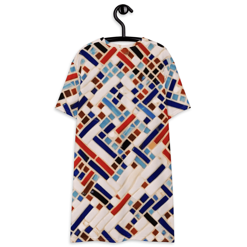Linear Luxe T Shirt Dress product image (8)