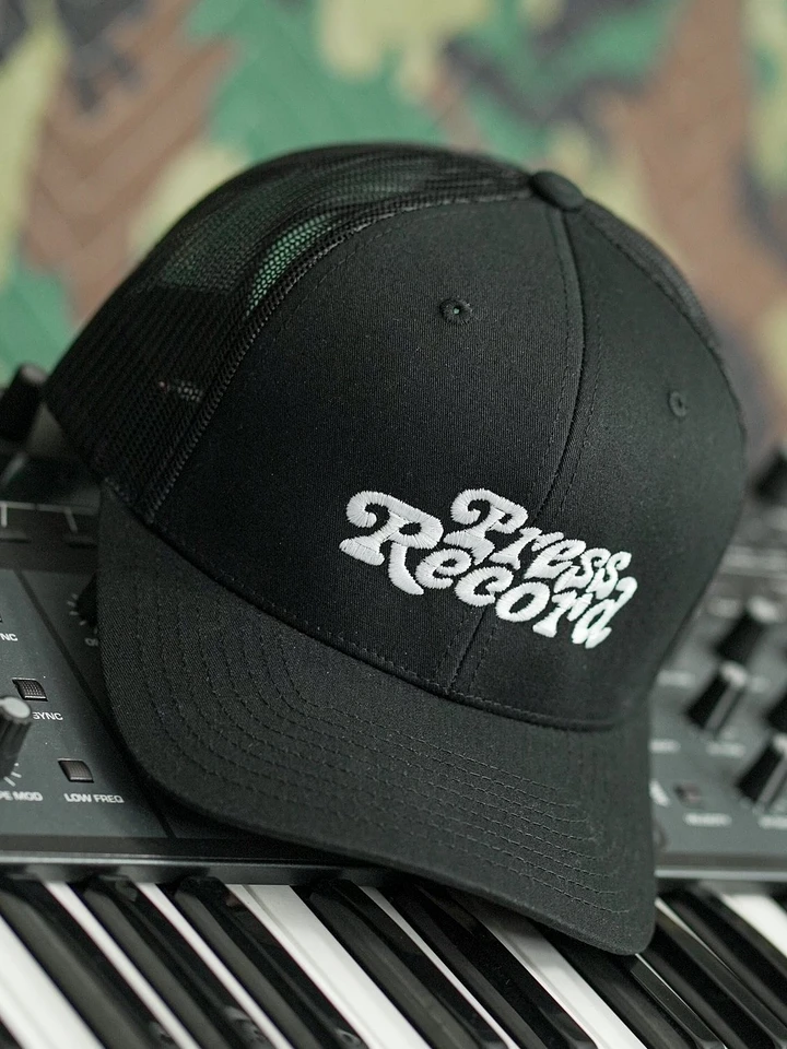 Press Record Low Profile Trucker Hat product image (1)