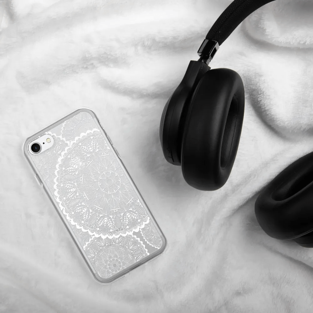 White Lace mandala Phone Case product image (7)