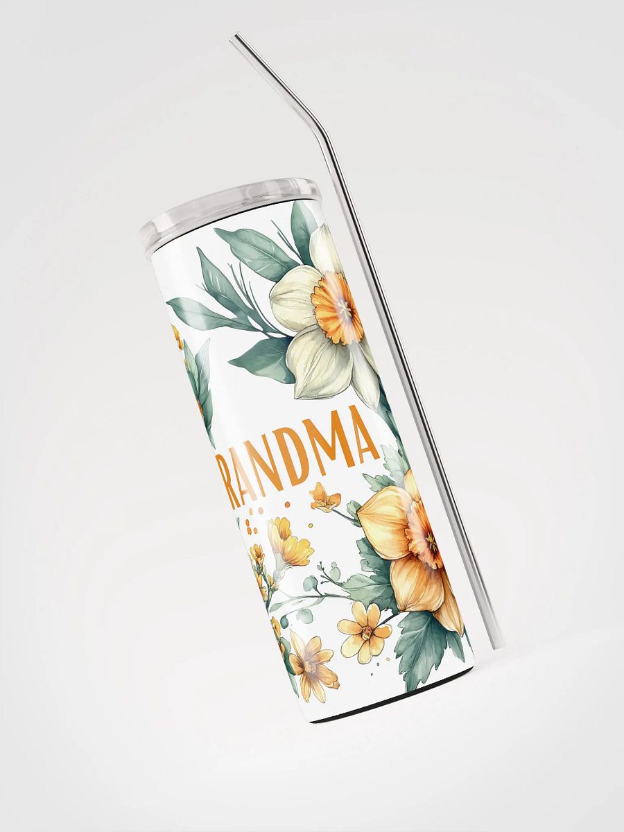 Grandma's Daffodil Garden Stainless Steel Tumbler product image (4)
