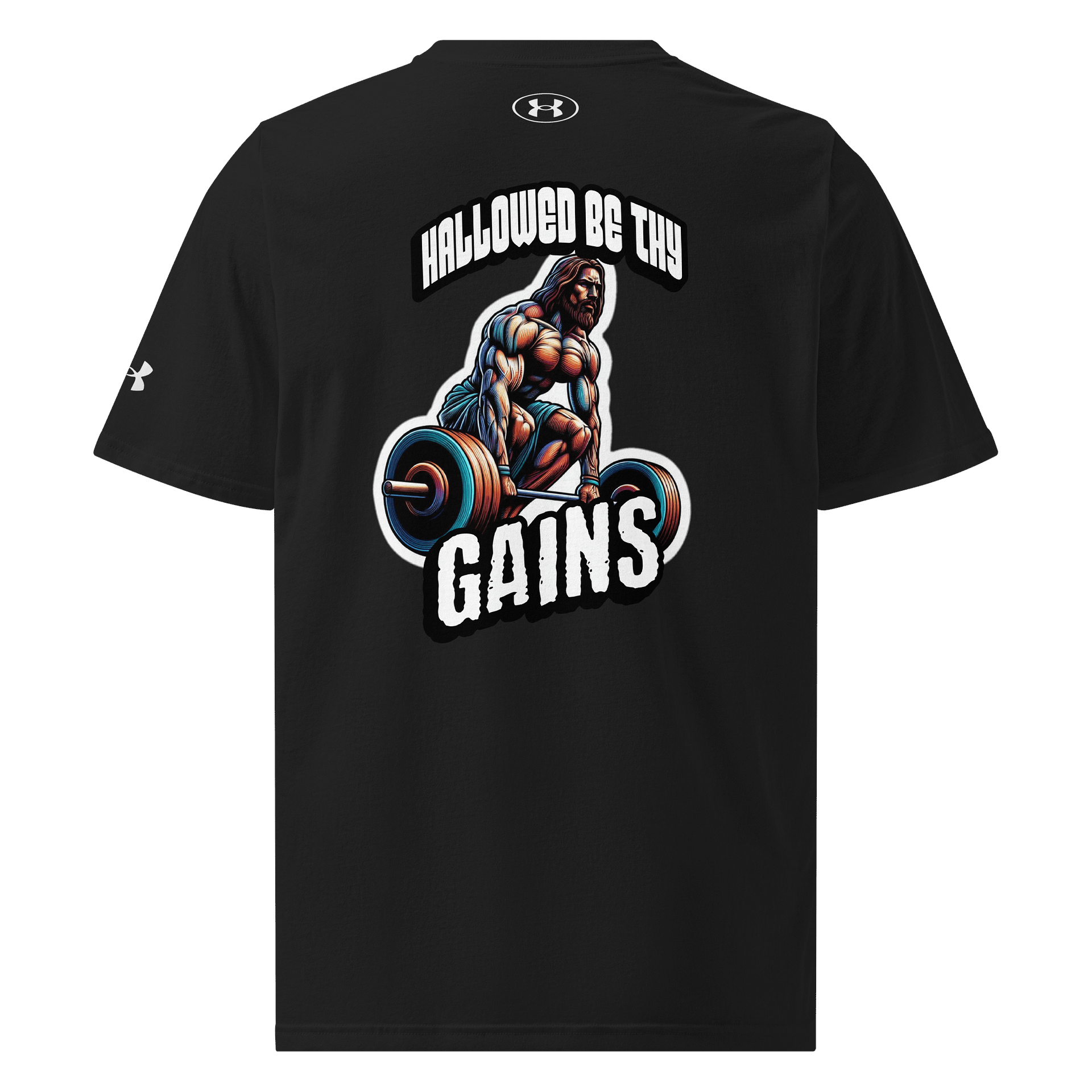 Hallowed Be Thy Gains Athletic Tee product image (1)