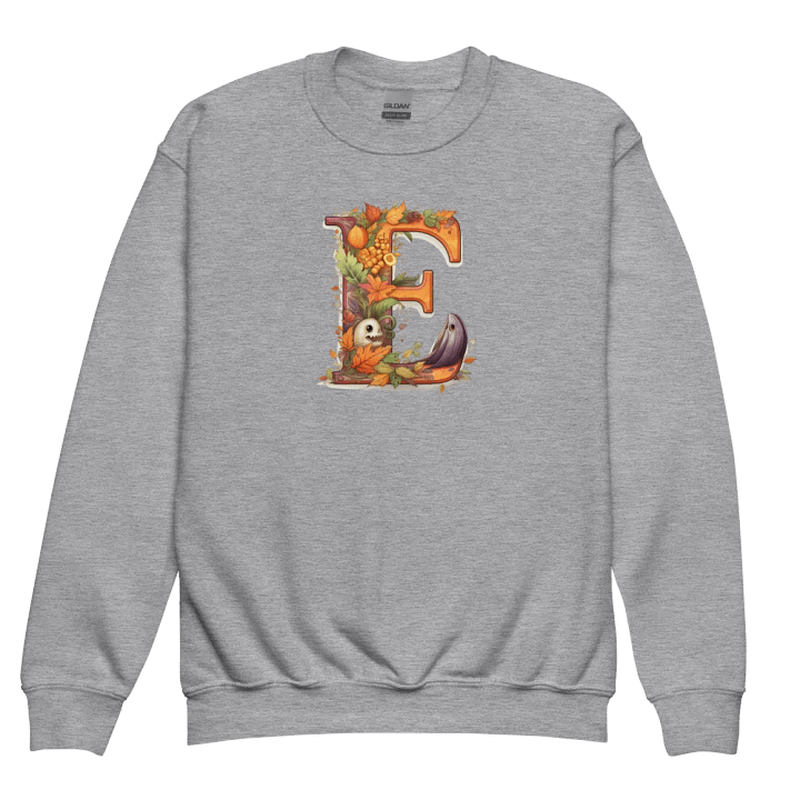 Cute Halloween Monogram Letter E Sweatshirt product image (3)
