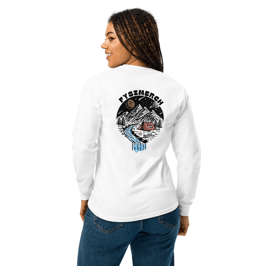 Escape to the Unknown organic cotton Long Sleevet-shirt product image (3)