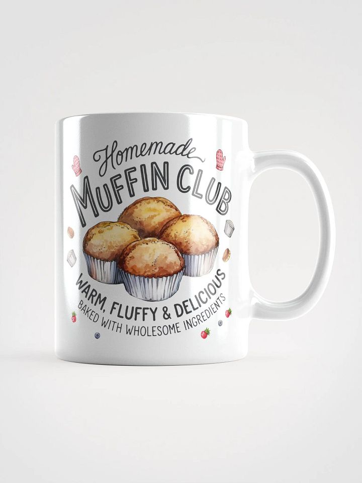 Homemade Muffin Club White Glossy Mug product image (2)