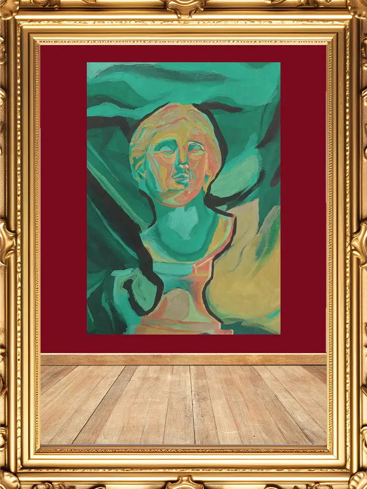 Neoclassical Turquoise Reverie Poster product image (1)