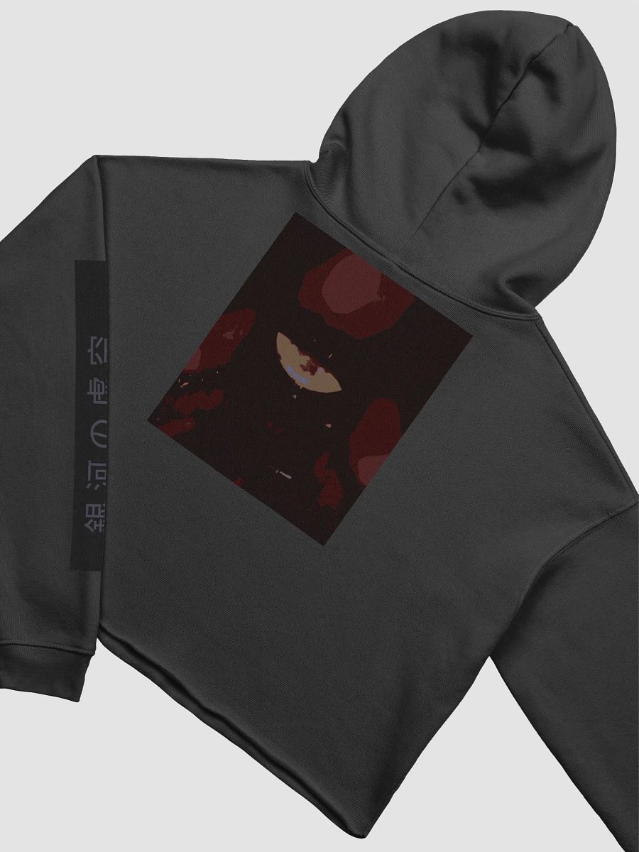 Galactic Void Fleece Crop Hoodie WOMANS product image (4)