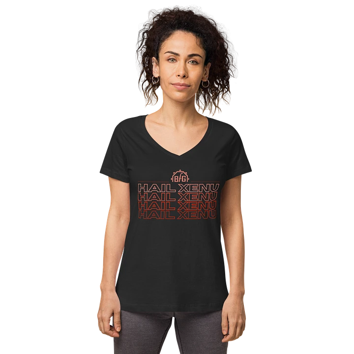 Hail Xenu - Ladies V-neck T-Shirt product image (1)
