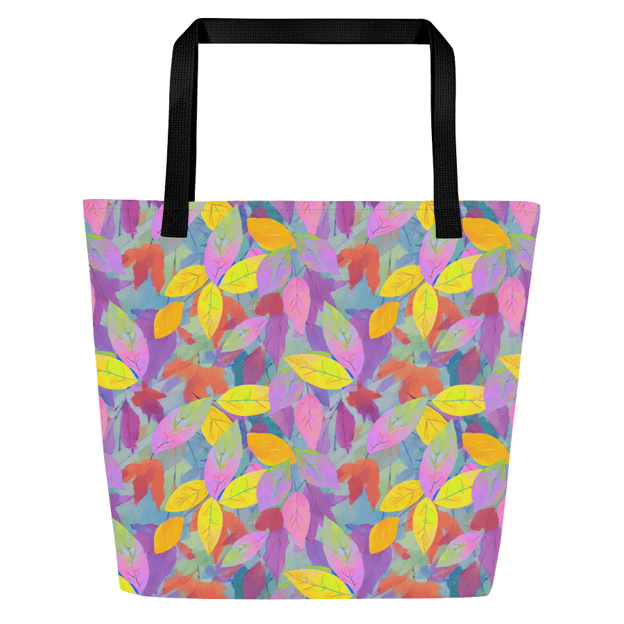 Yellow Pink Leaves Bag product image (5)