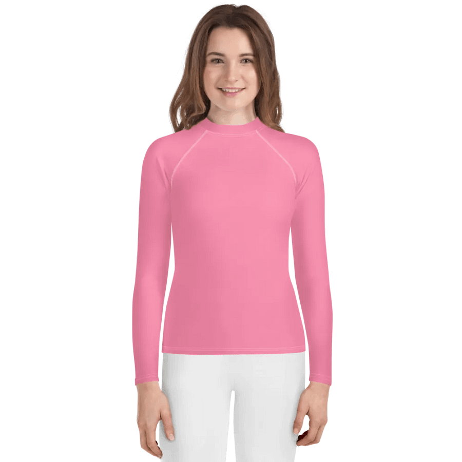 Pink Kids Long Sleeve Shirt product image (3)