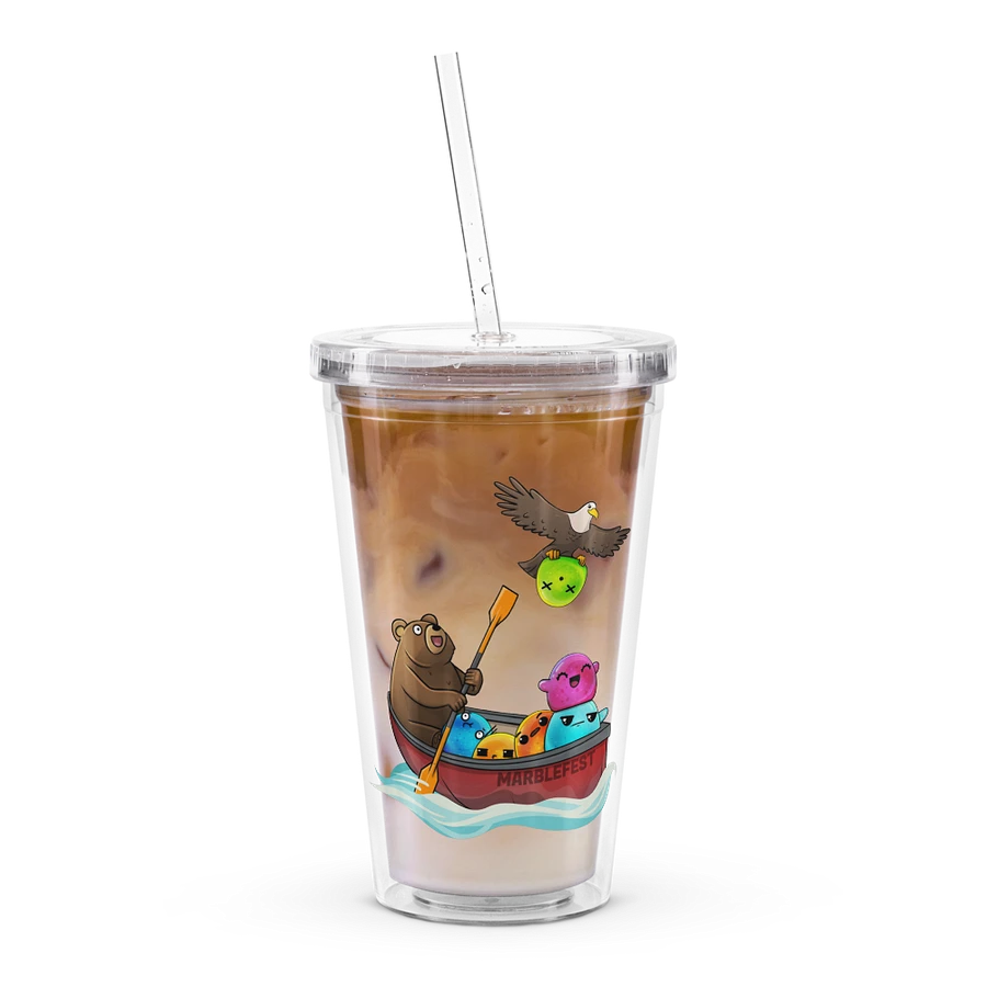 Marble Fest 54 - Double Wall Clear Plastic Tumbler product image (1)