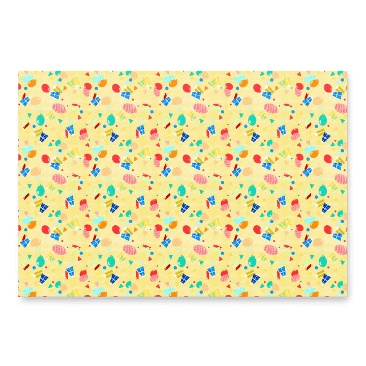 Animal Birthday Party Wrapping Paper product image (1)