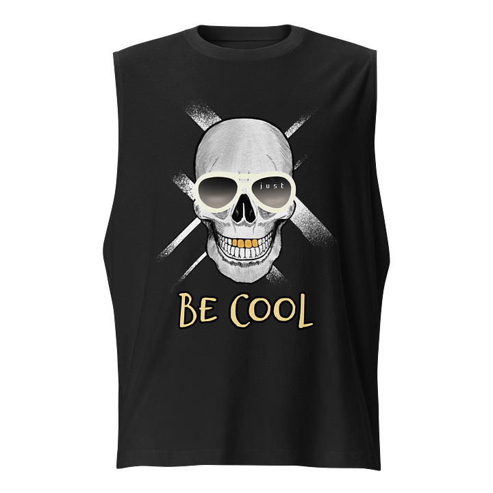 Cool Skull Sunglasses Muscle Tank product image (1)
