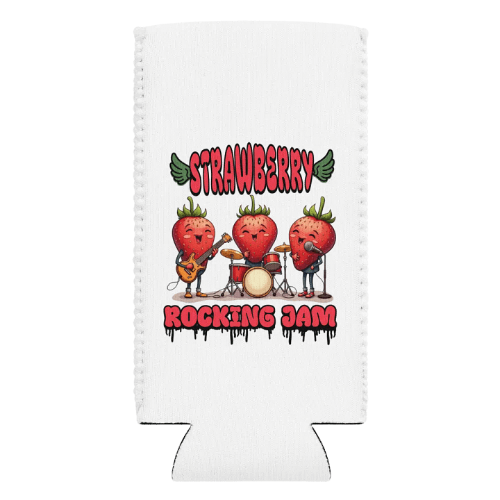 Strawberry Rocking Jam Session Coozie product image (2)