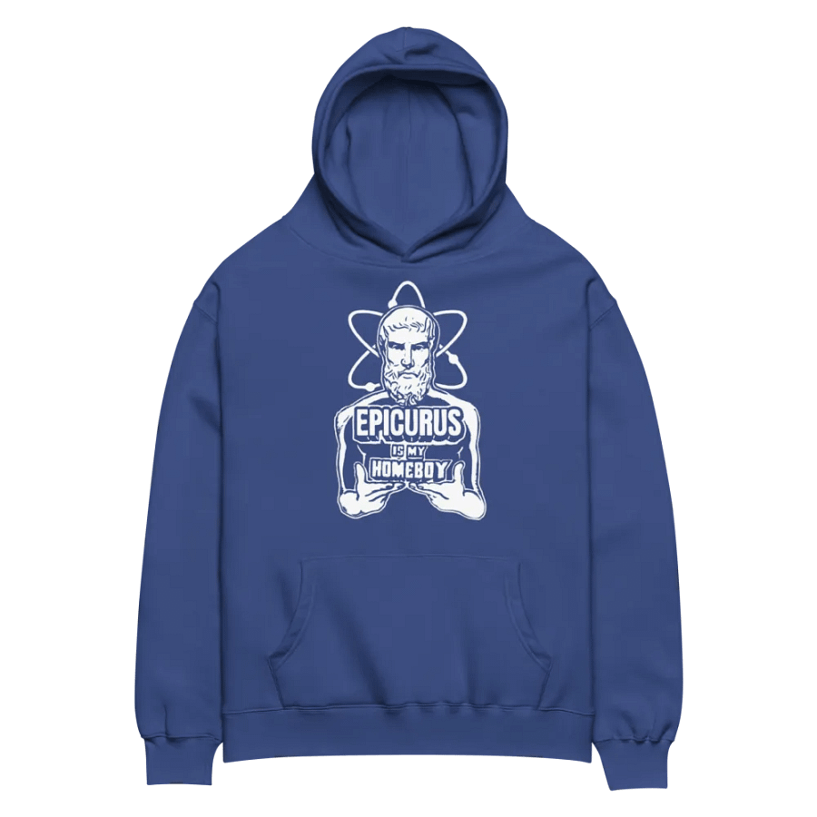 Epicurus Is My Homeboy (AS Colour Unisex Premium Oversized Hoodie) product image (4)
