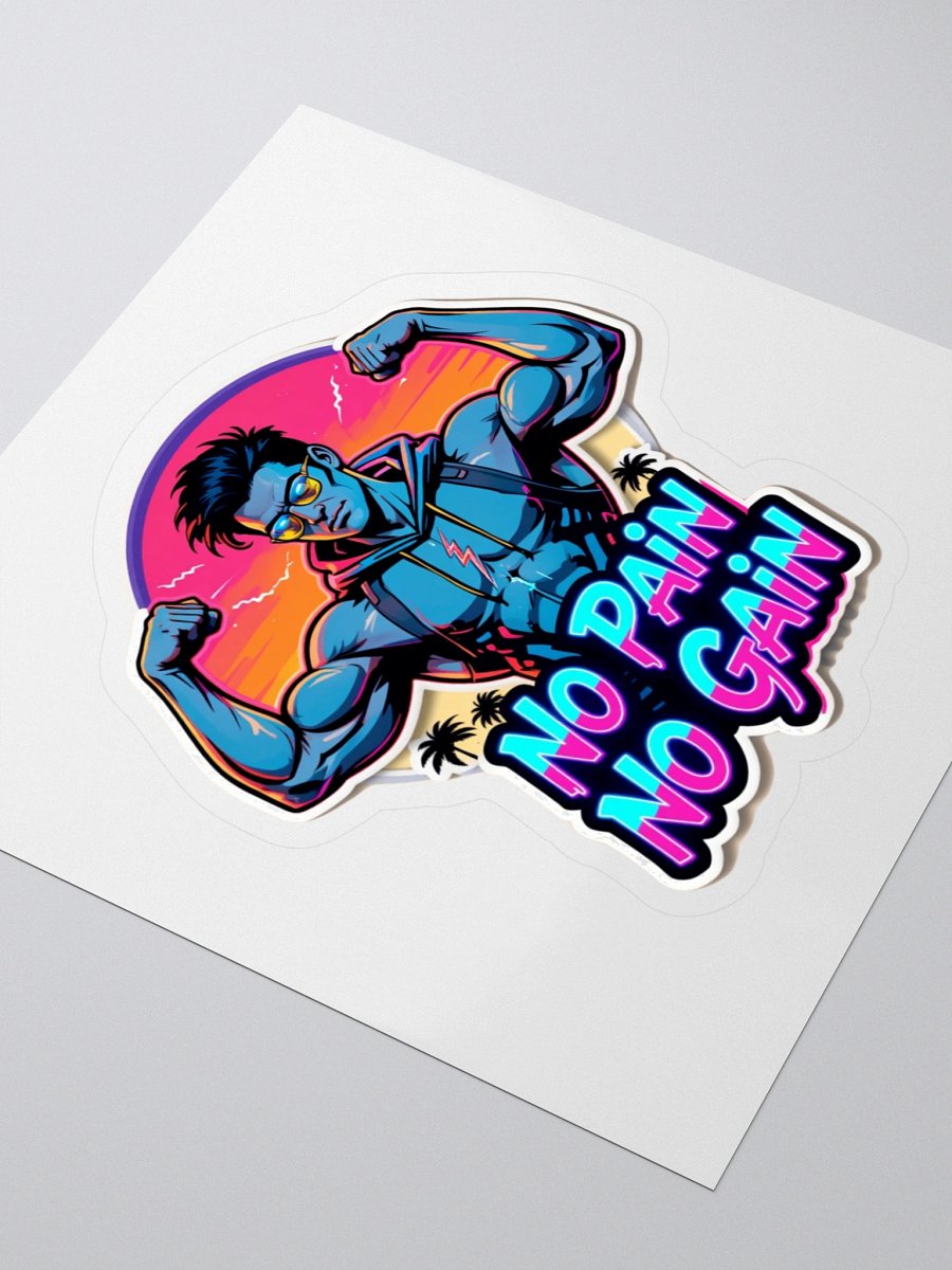 Flexin' Sunset Kiss Cut Stickers product image (3)