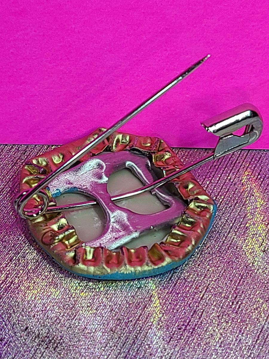 Panda Lisa Frank Bottle Cap Pin product image (5)
