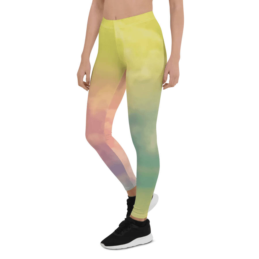 Blur cloud rainbow Design Legging - V12 product image (6)